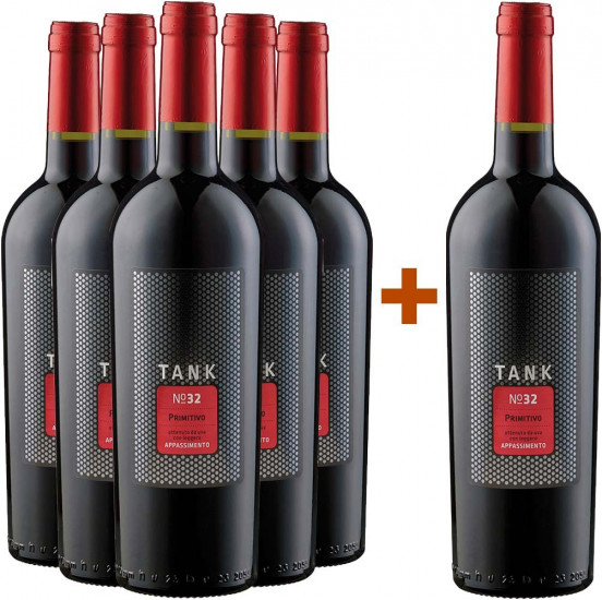 5+1 Paket TANK 32 Appassimento Primitivo Salento IGP - Camivini