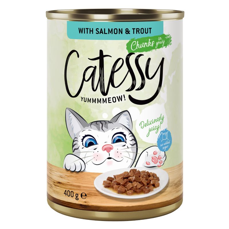 Sparpaket Catessy Häppchen in Sauce oder Gelee 24 x 400 g | bitiba