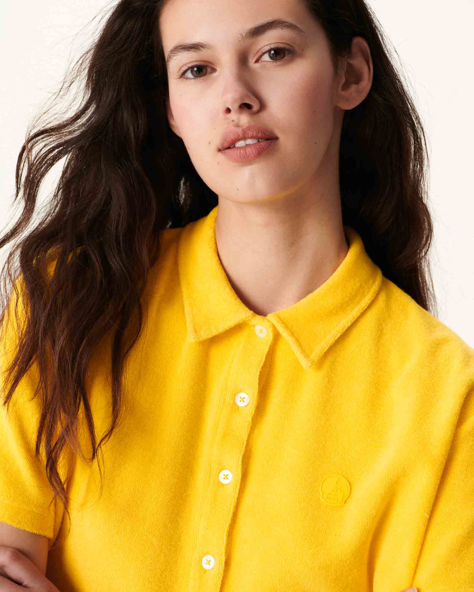 Chemise courte éponge Citron Nova
