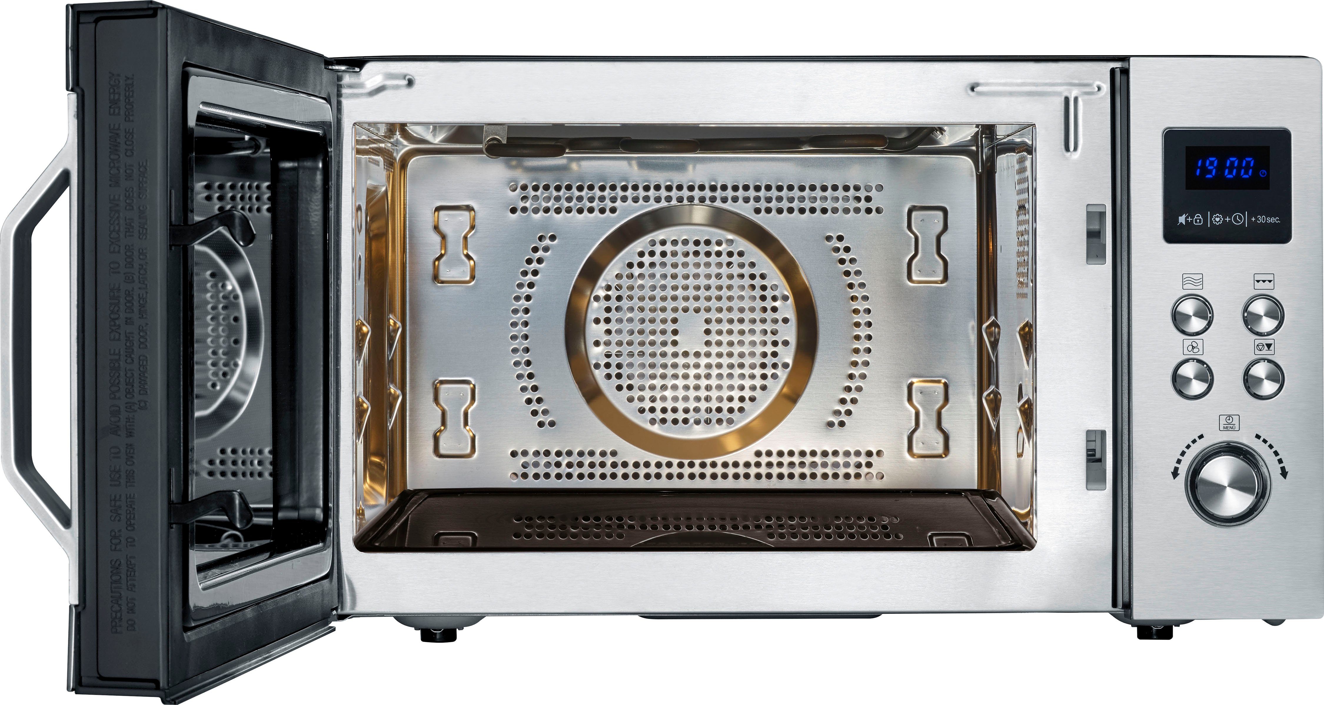 Severin Mikrowelle MW 7777, Grill, Heißluft, Mikrowelle, 25 l, mit 8 Automatikprogrammen