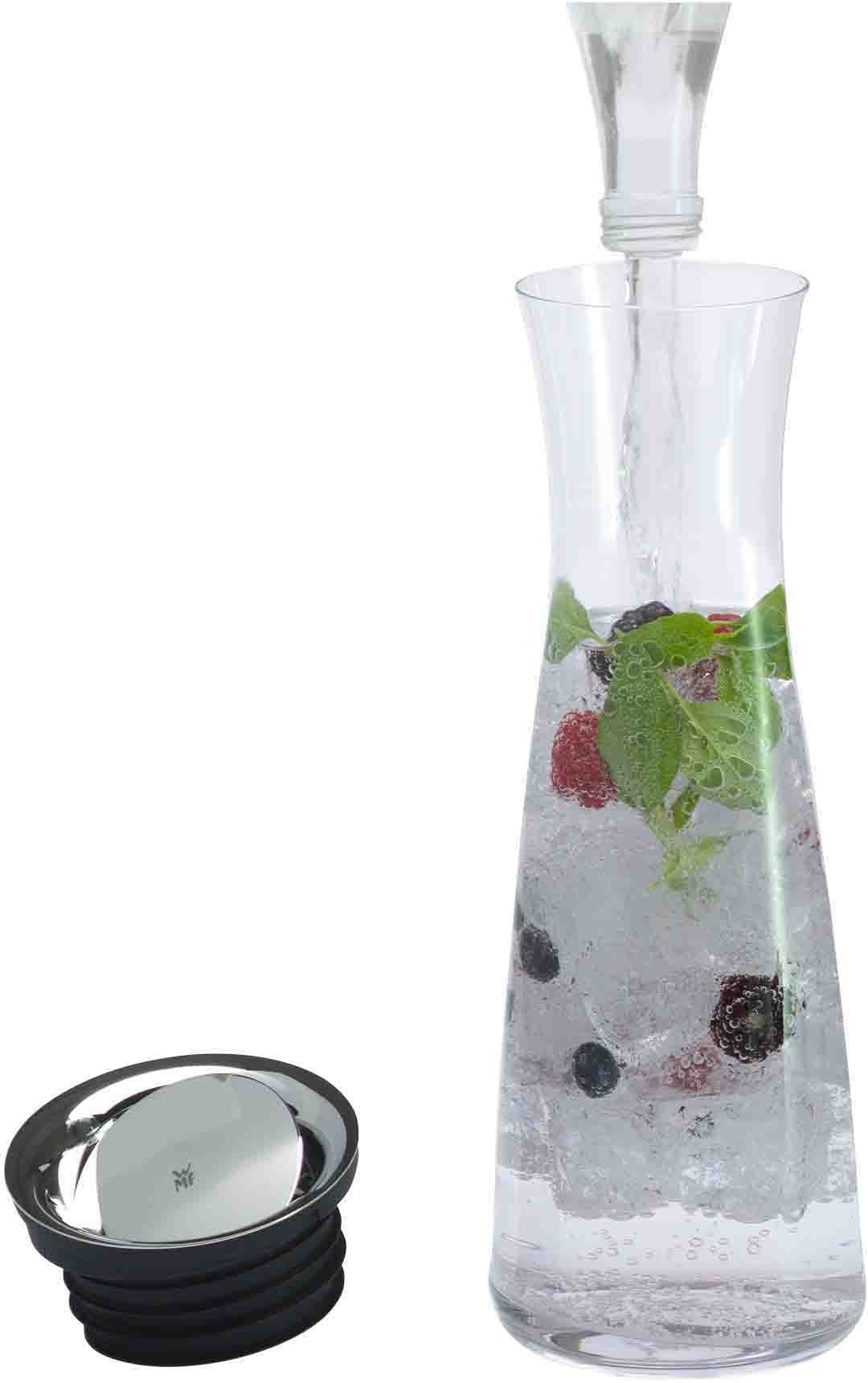 WMF Wasserkaraffe Basic, (1-tlg), mit Silikonrand, 1 Liter