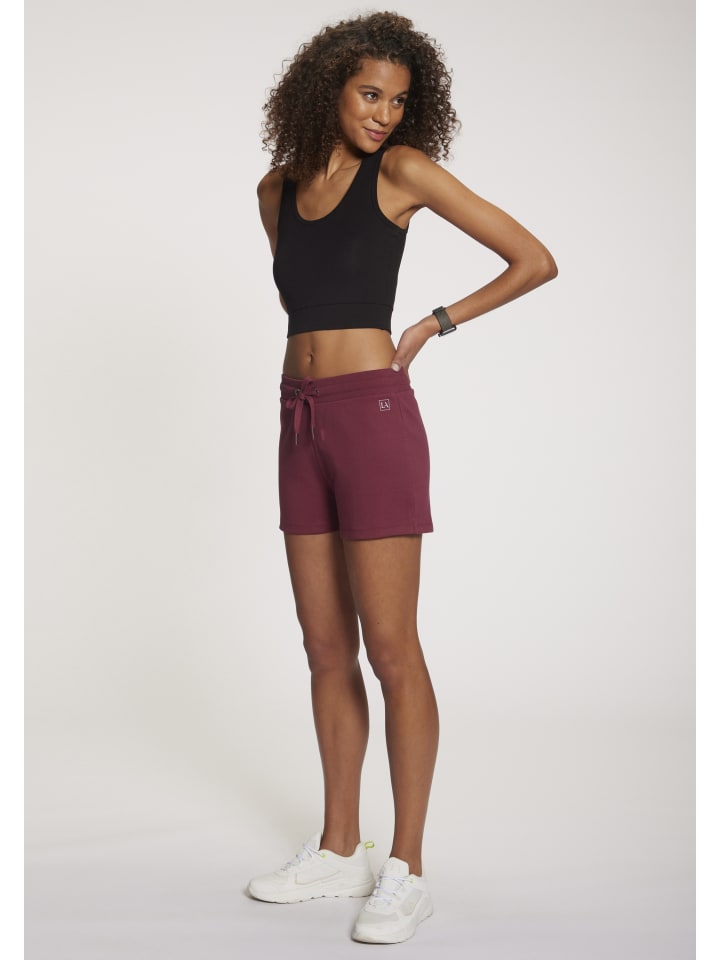 LASCANA ACTIVE Shorts in weinrot günstig kaufen
