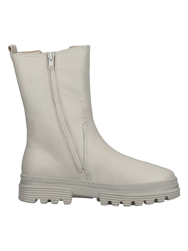 Gabor Leder-Chelsea-Boots in Grau günstig kaufen