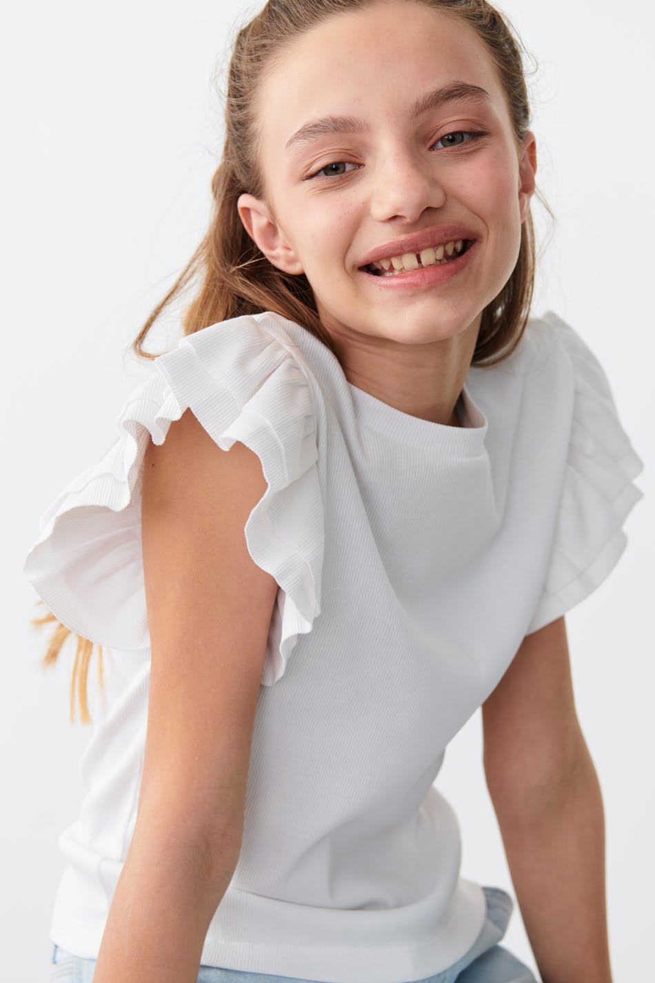 Y cute frill top