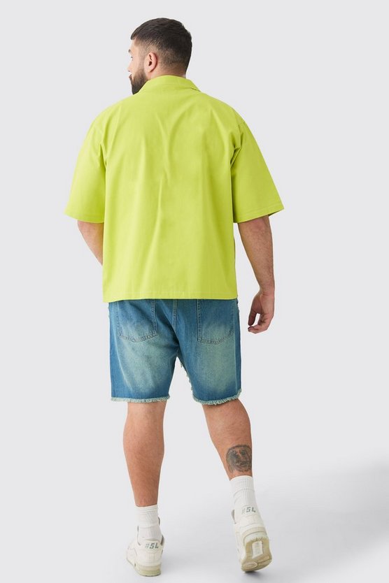 Plus lockere zerrissene Shorts
