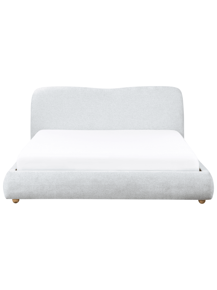 Beliani Doppelbett BLAGNAC in Grau - (W) 200 x (H) 98 x (L) 228 cm günstig kaufen onesize