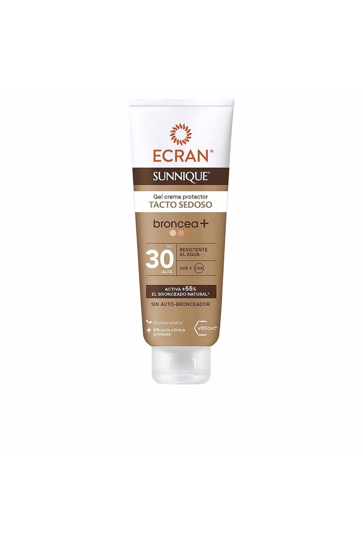Ecran  Sunnique Broncea+ Gel-Creme Spf30 Ecran 250 ml