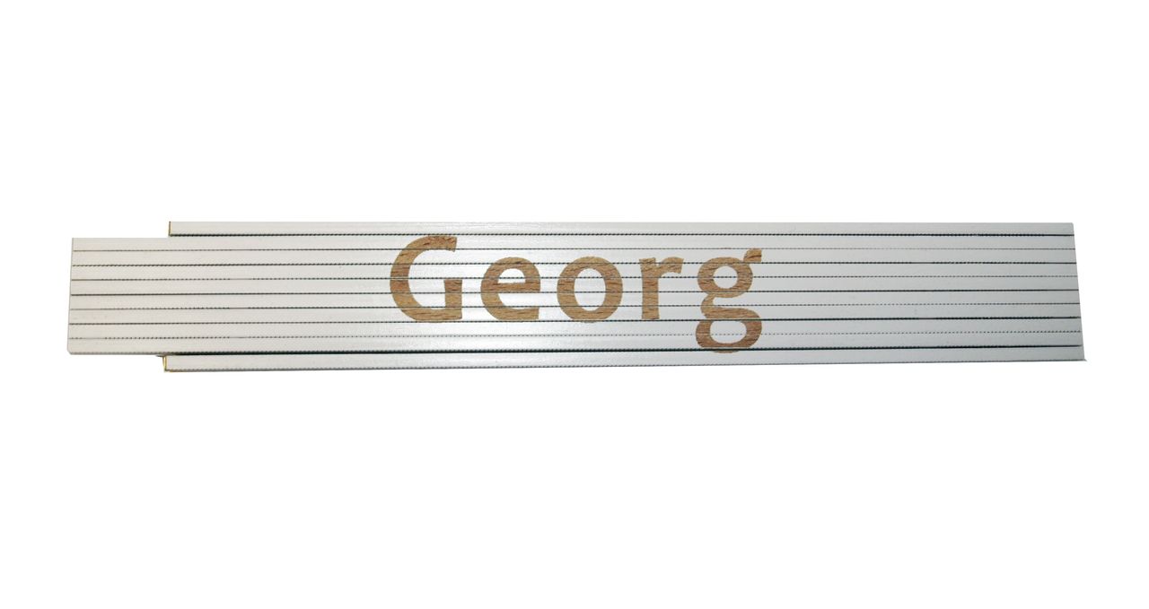Heka Werkzeuge GmbH Meterstab weiß Georg