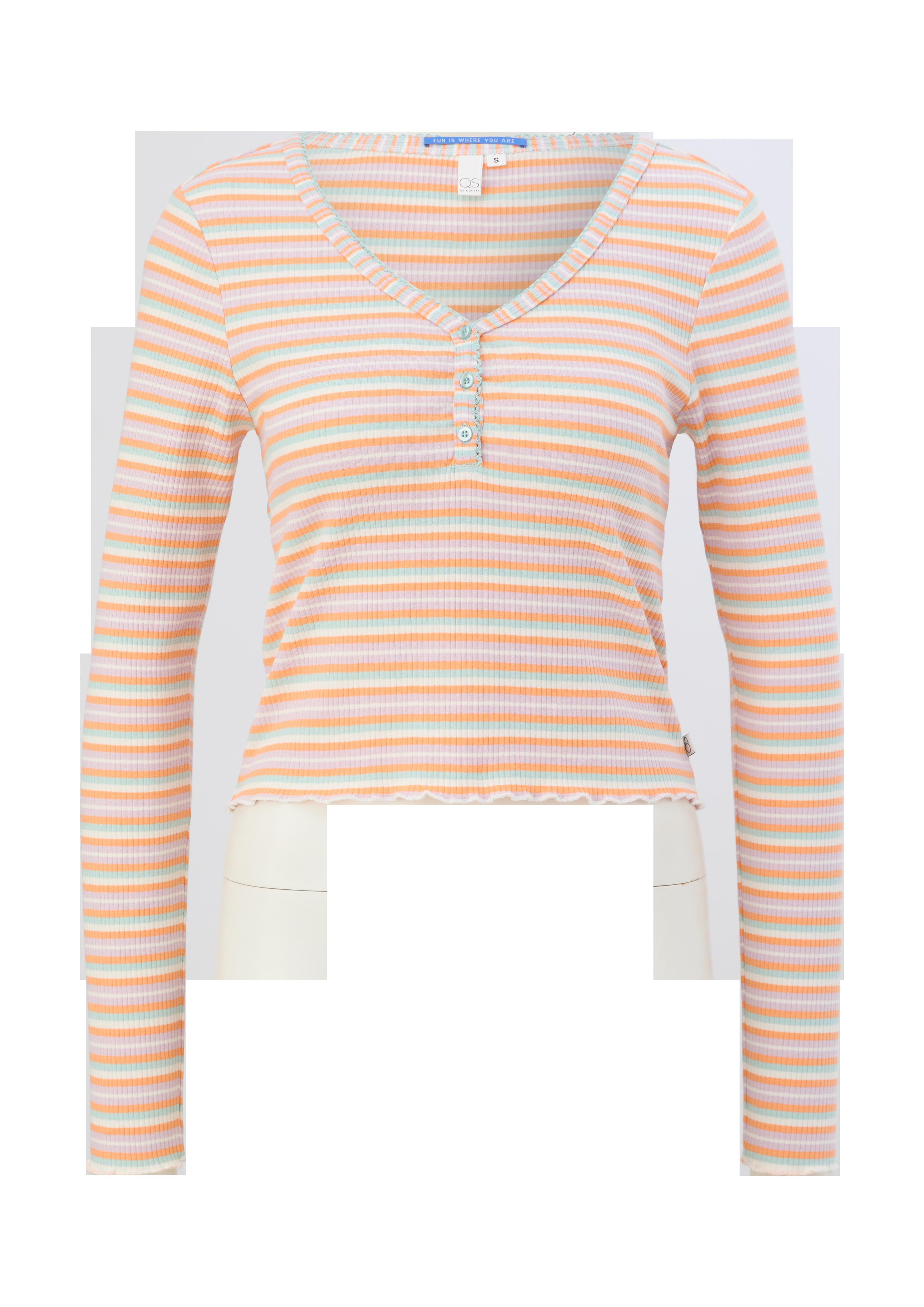 Langarmshirt mit Rippstruktur  2127617-21G0