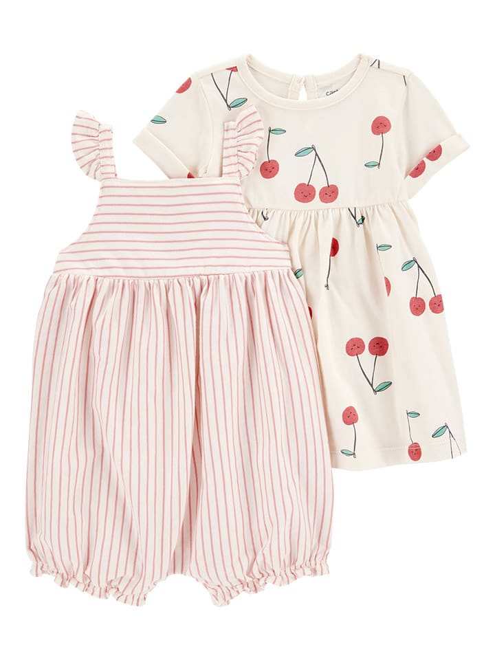 carter's 2tlg. Outfit in Creme/ Rosa günstig kaufen