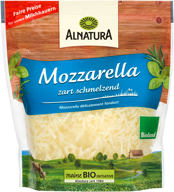 Alnatura Bio Mozzarella Gerieben