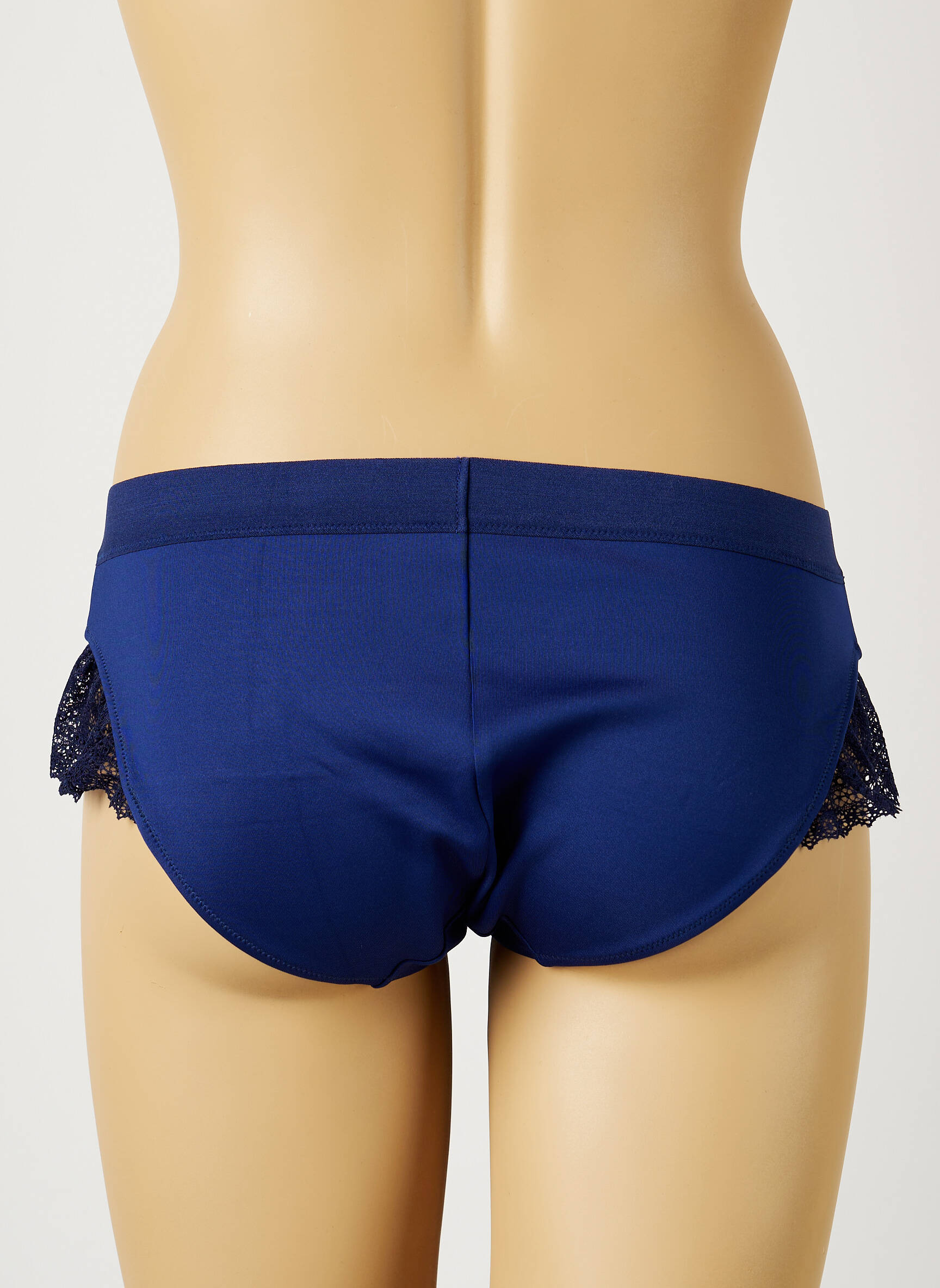 Cache Coeur Lingerie Maternite Femme couleur bleu