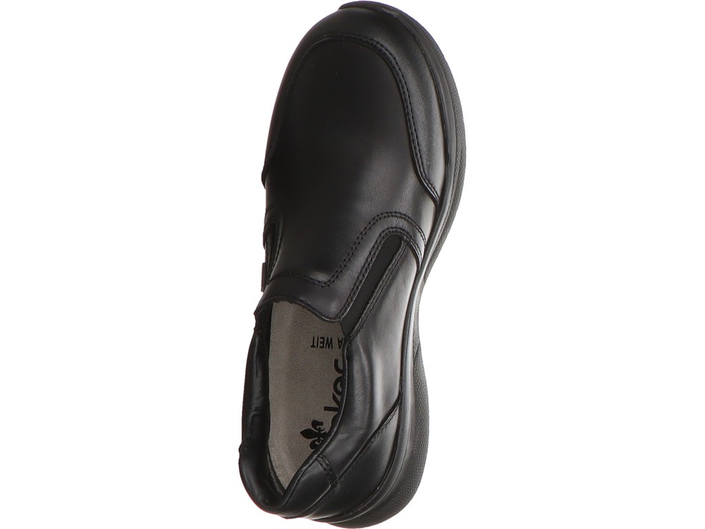 RIEKER Komfort Slipper schwarz
