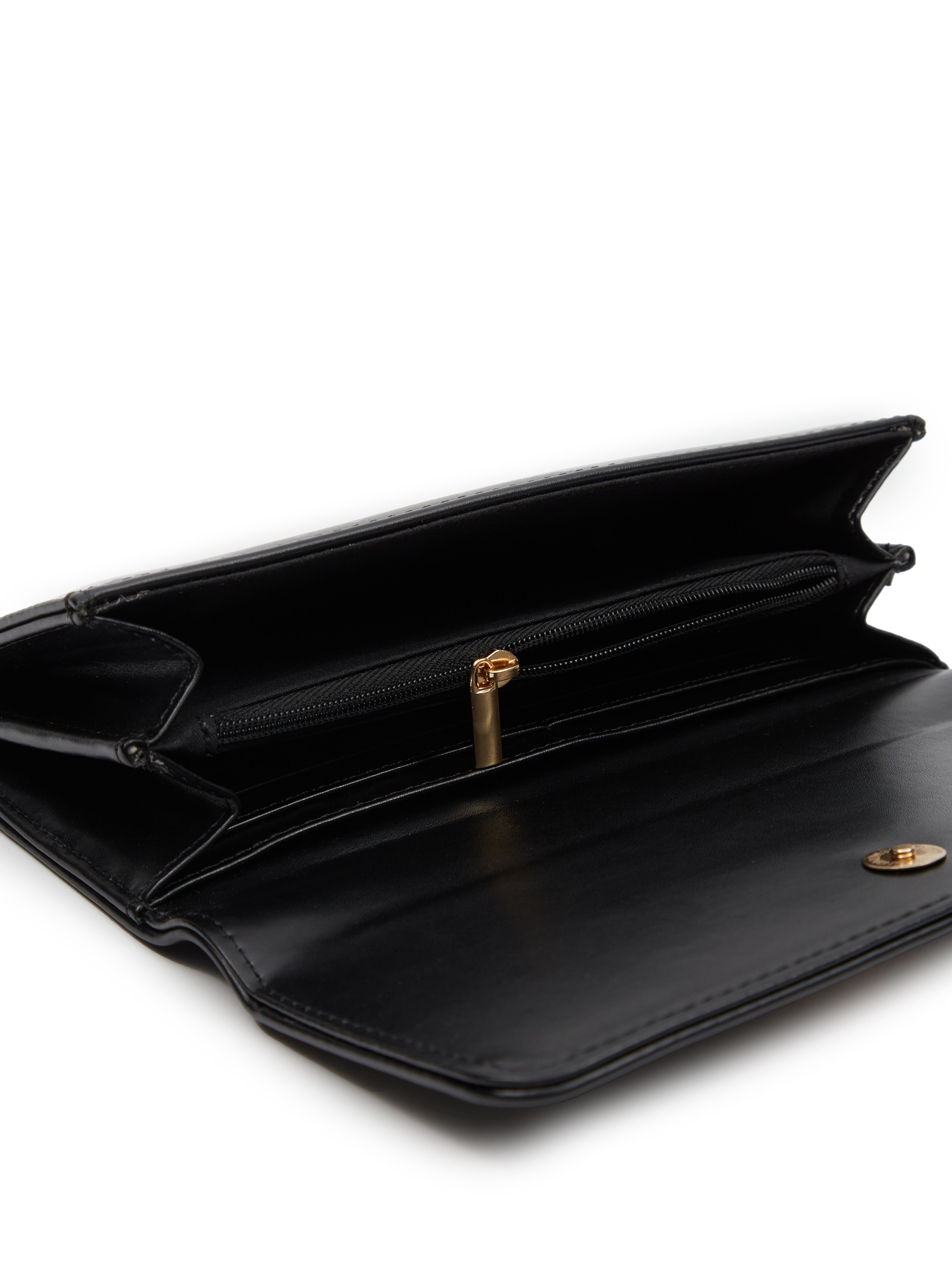 Schwarze Damengeldbörse in Geschenkbox ORSAY