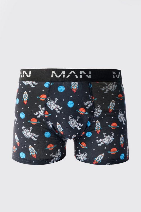 Boxershorts mit Space-Print
