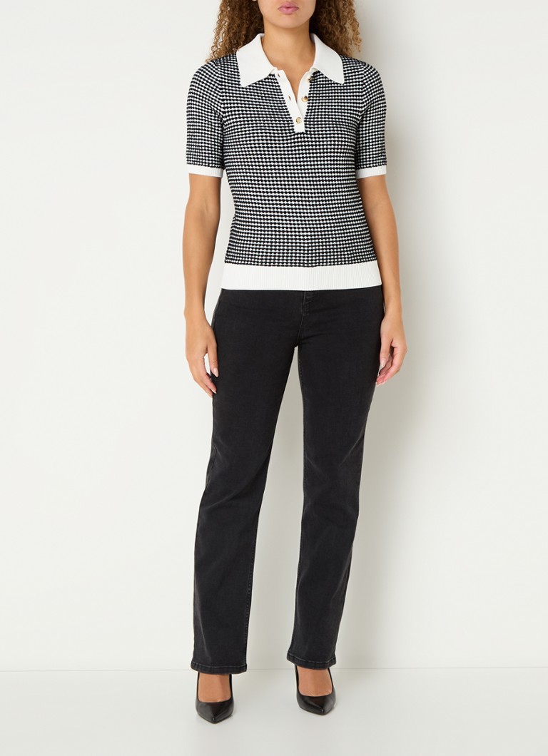 LKBennett Nancy top with polo collar