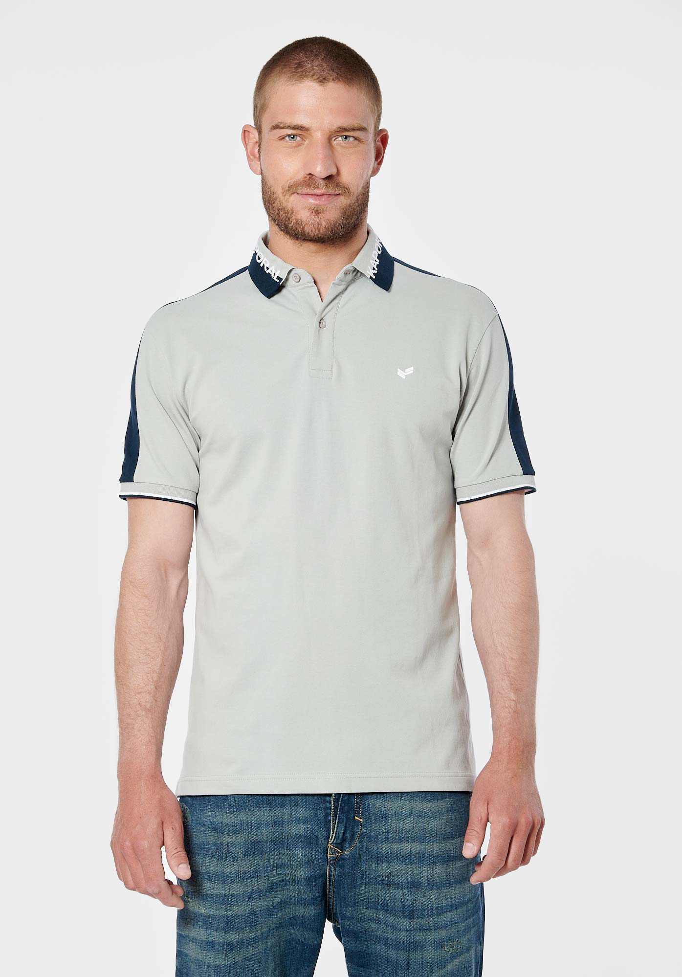 RIO    Polo gris homme