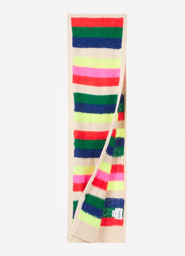 Szalik Antwerp Garis Essential, grubo tkany, z domieszką wełny alpaki, 125 x 35 cm