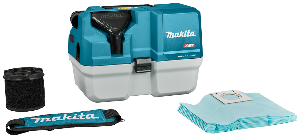 Aspirator compact fără fir Makita VC013GLZ03 40V fără baterii și încărcător în cutie