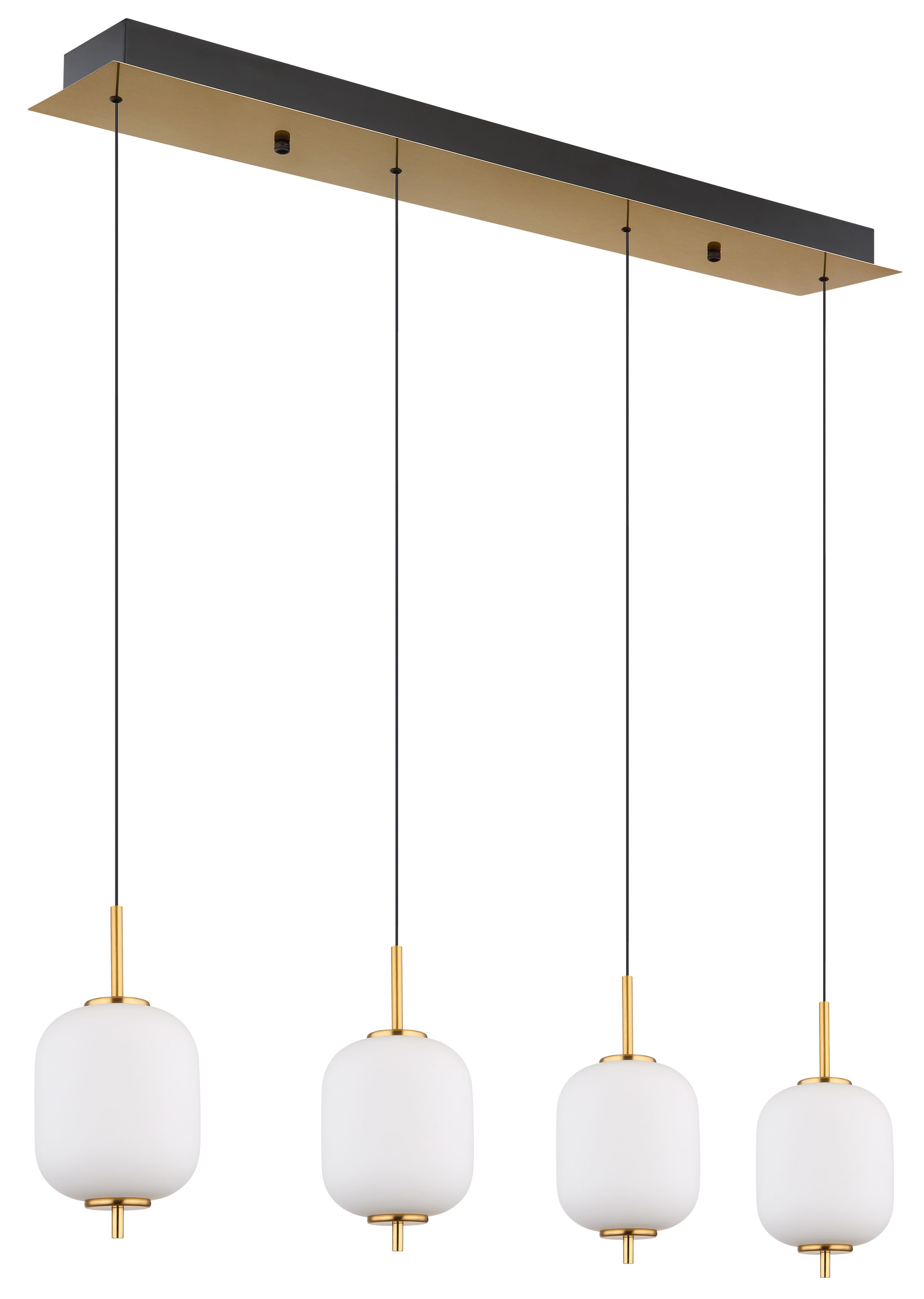 GloboLED-Pendelleuchte 4flg