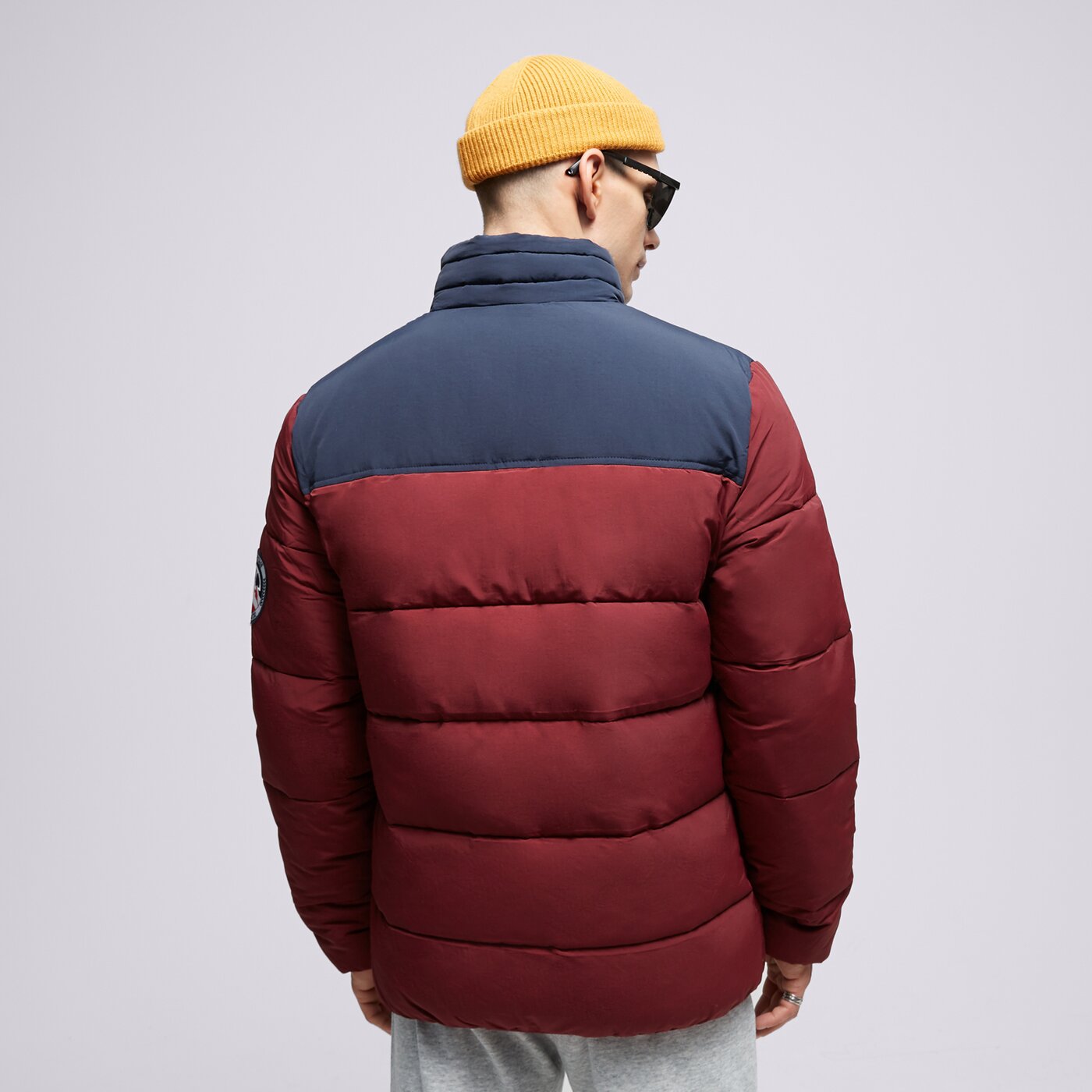 ELLESSE DAUNENJACKE NEBULA BRGND/NAVY PADDED JACKET Dunkelrot