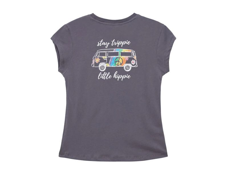 Van One Trippie Hippie Pine Green Damen T-shirt