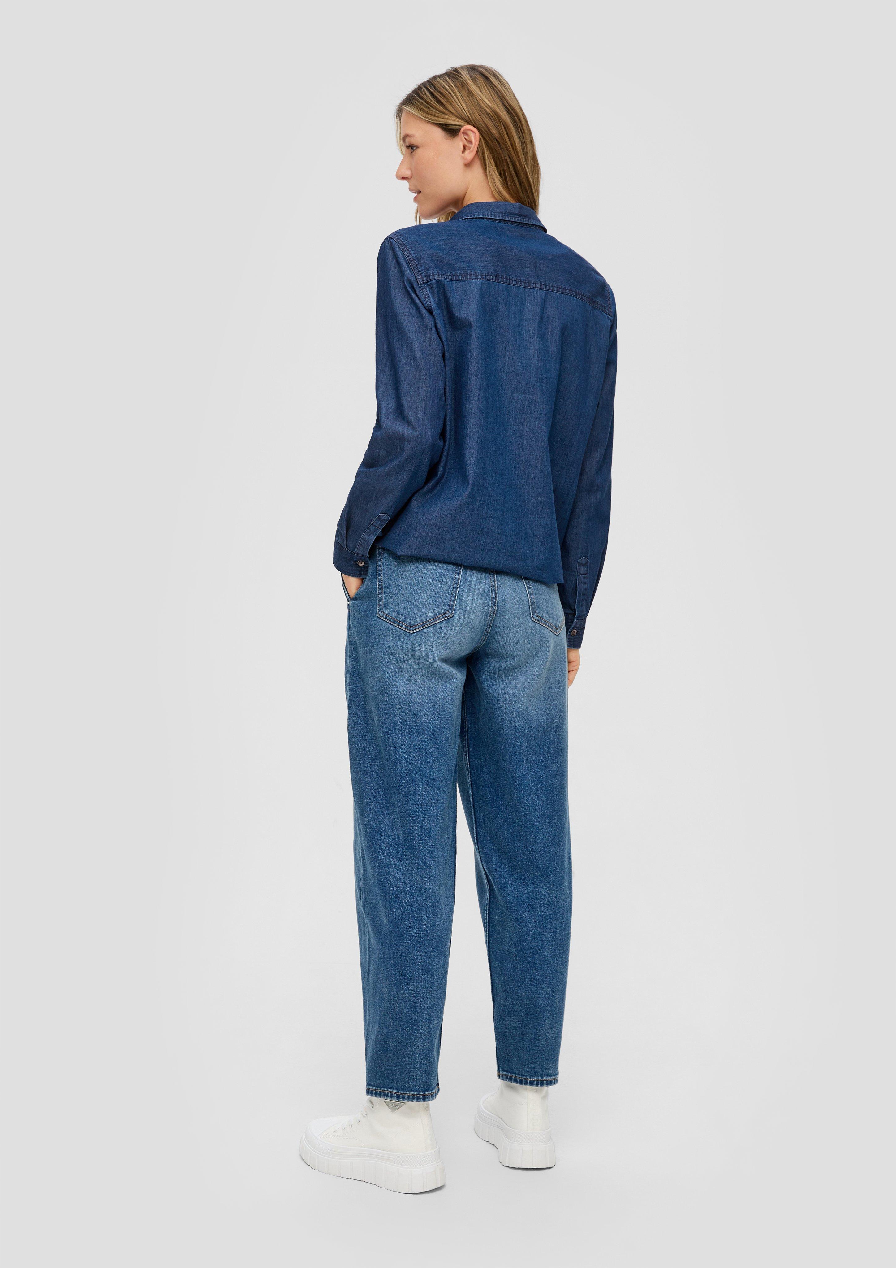 Locker geschnittene Denimbluse  2145851-58Y6