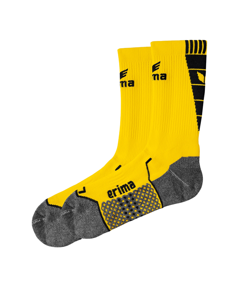 Erima Short Socks Trainingssocken Gelb Schwarz
