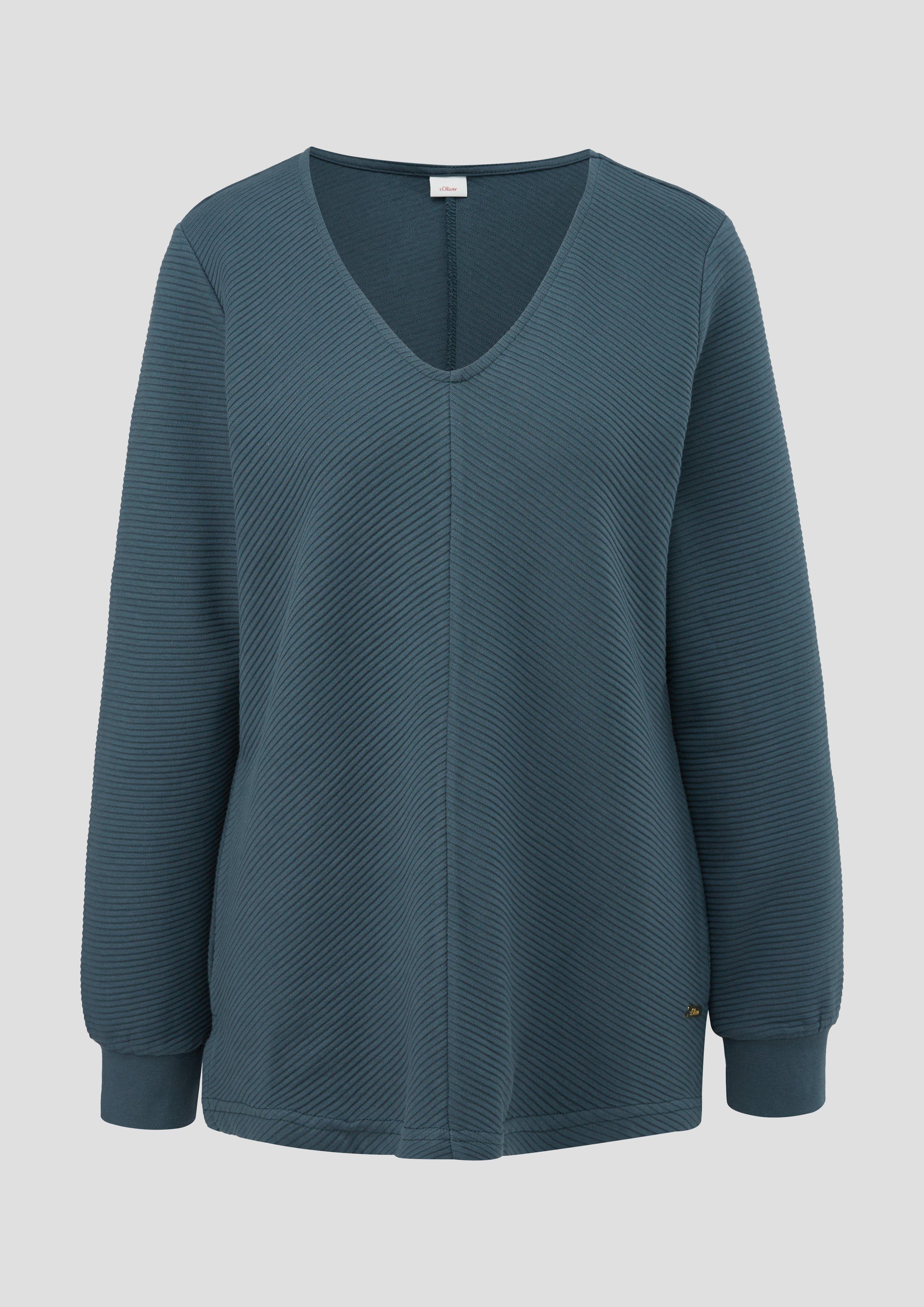 Pyjama-Sweatshirt aus reiner Baumwolle  6009281-4436