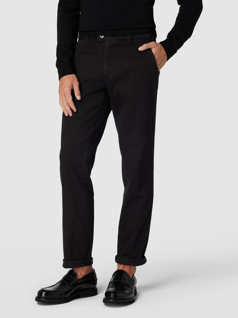 Jeans mit Gesäßtaschen Modell 'JIM' in schwarz