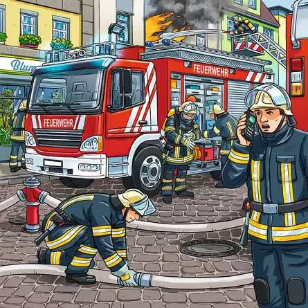 Kinderpuzzle ab 5 Jahren - Helfer in der Not - 49 Teile