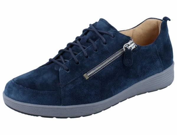 GANTER Komfort Schnürer blau