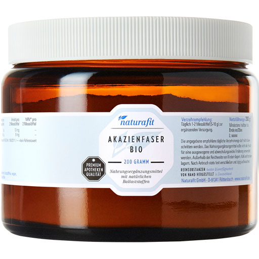NATURAFIT Akazienfaser Bio Pulver  200 g  Pulver