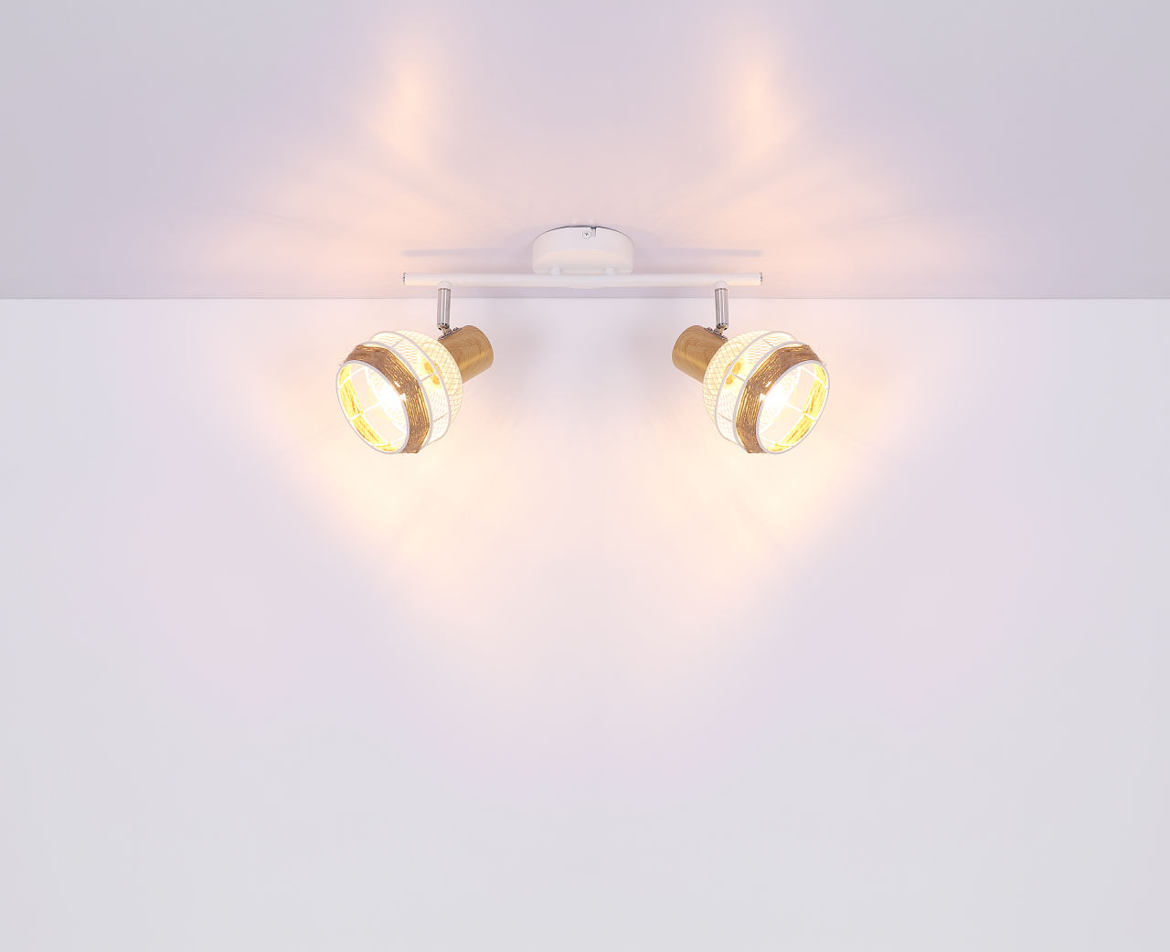 Globo Lighting - WIDY - Strahler Metall weiß, 2x E27