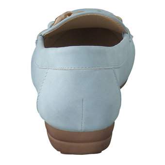 smiling for feet Mokassin in blau