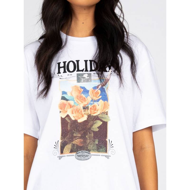 RUSTY DREAM HOLIDAY BOYFRIEND FIT TEE T-Shirt Damen