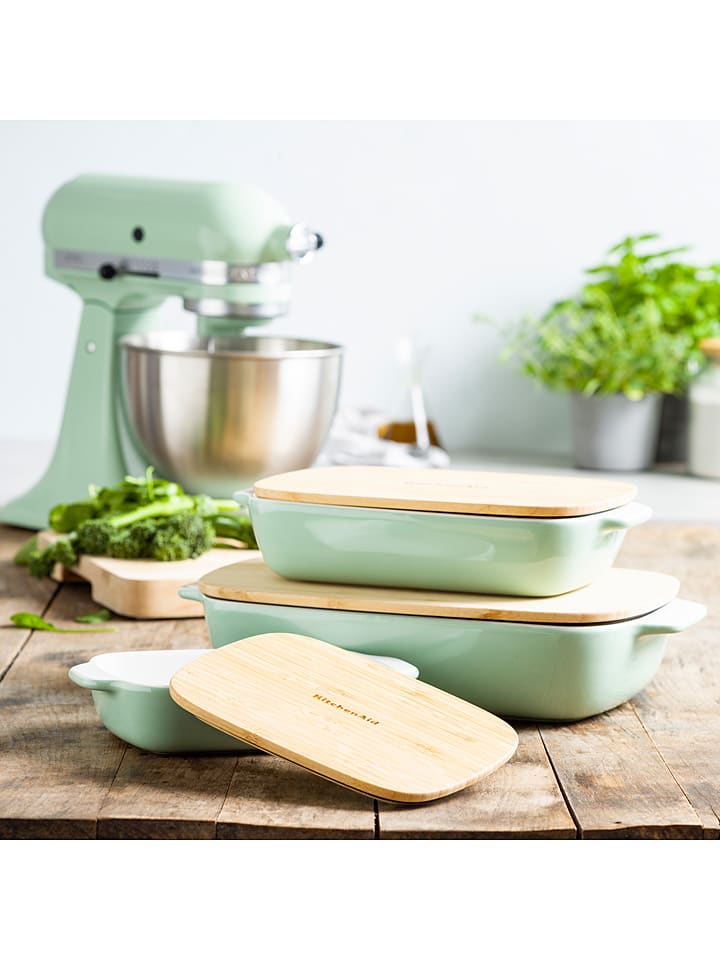 KitchenAid 2tlg. Set: Auflaufform in Grün - 900 ml günstig kaufen onesize