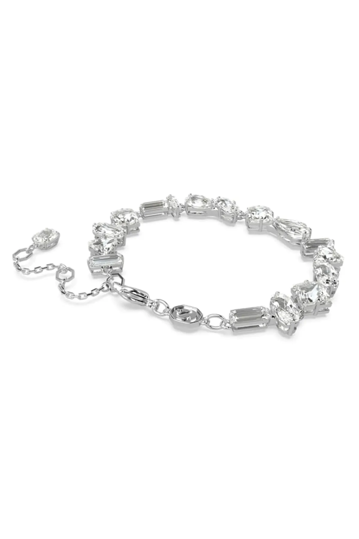 Swarovski  Armband - Silberfarben - Naturstein