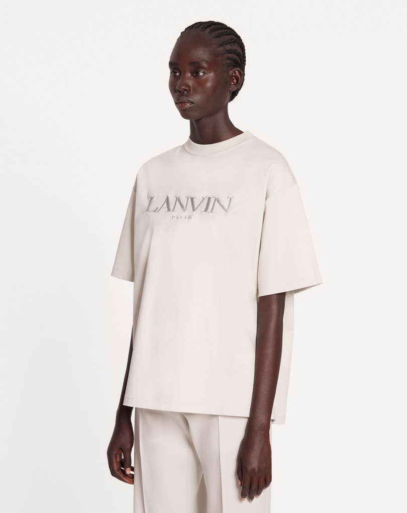 T-SHIRT OVERSIZE BRODÉ LANVIN PARIS