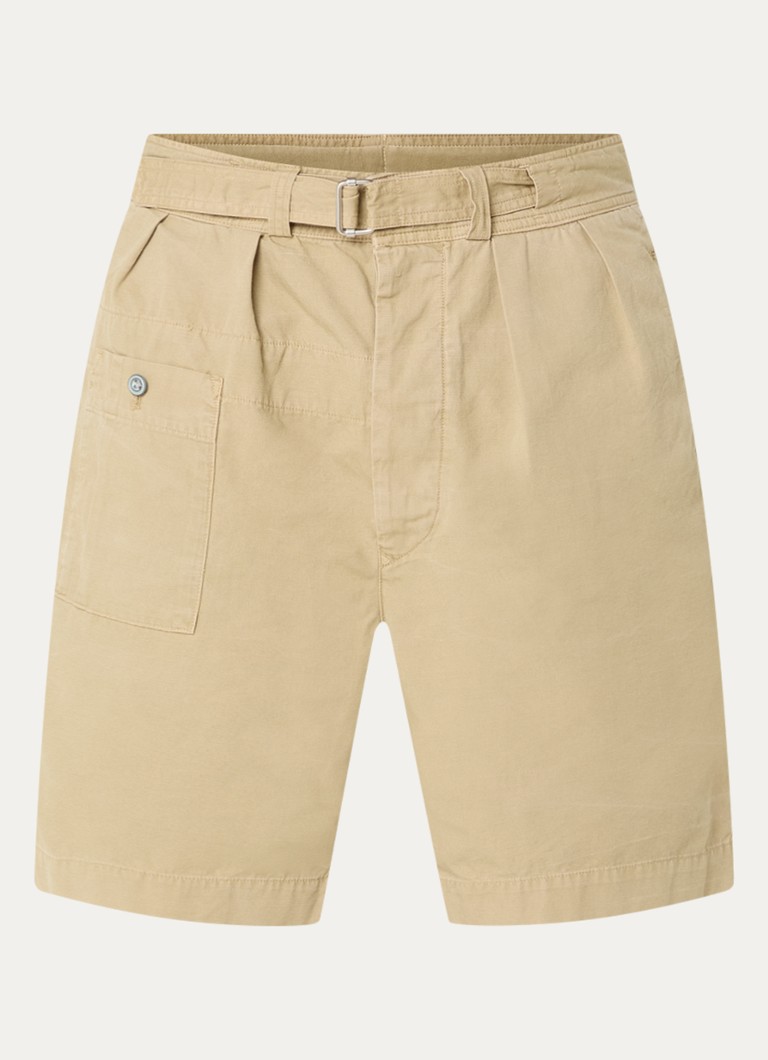 Pantaloni scurți drepți cu curea Ralph Lauren
