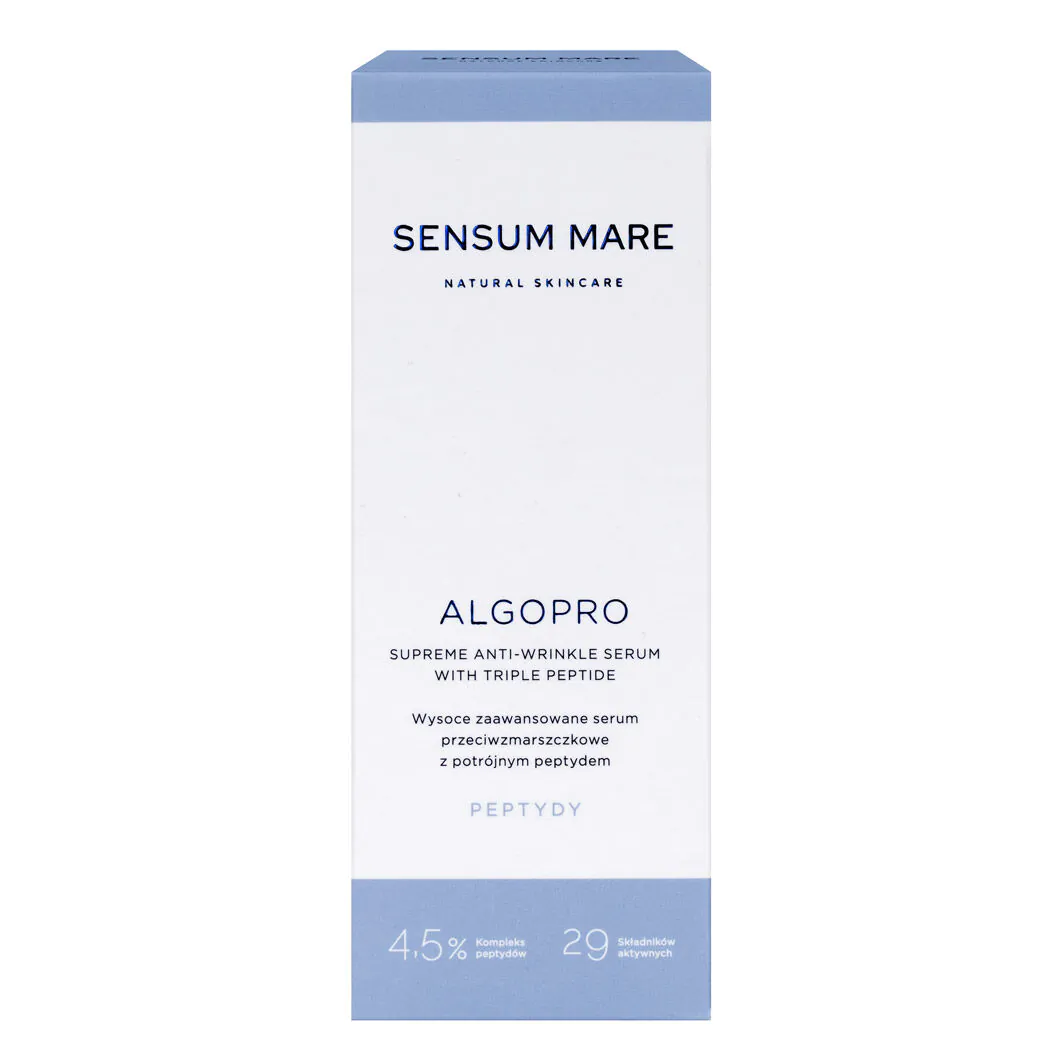 „Sensum Mare Algopro“ itin pažangus serumas nuo raukšlių su trigubais peptidais 4,5 %, 30 ml