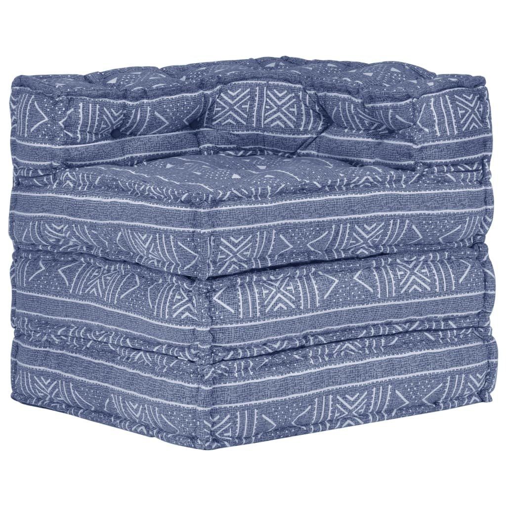 Klappmatratze 297477, möbelando, 69 cm hoch, (LxBxH: 70x70x69 cm), aus Baumwolle in Indigo