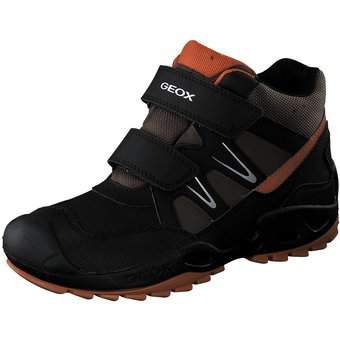 Geox Savage Boy Klett Boots in schwarz