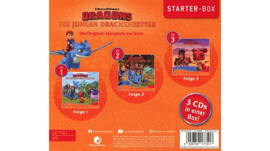 Starter-Box(1)-Folge 1-3 Dragons-Jungen Drachenretter