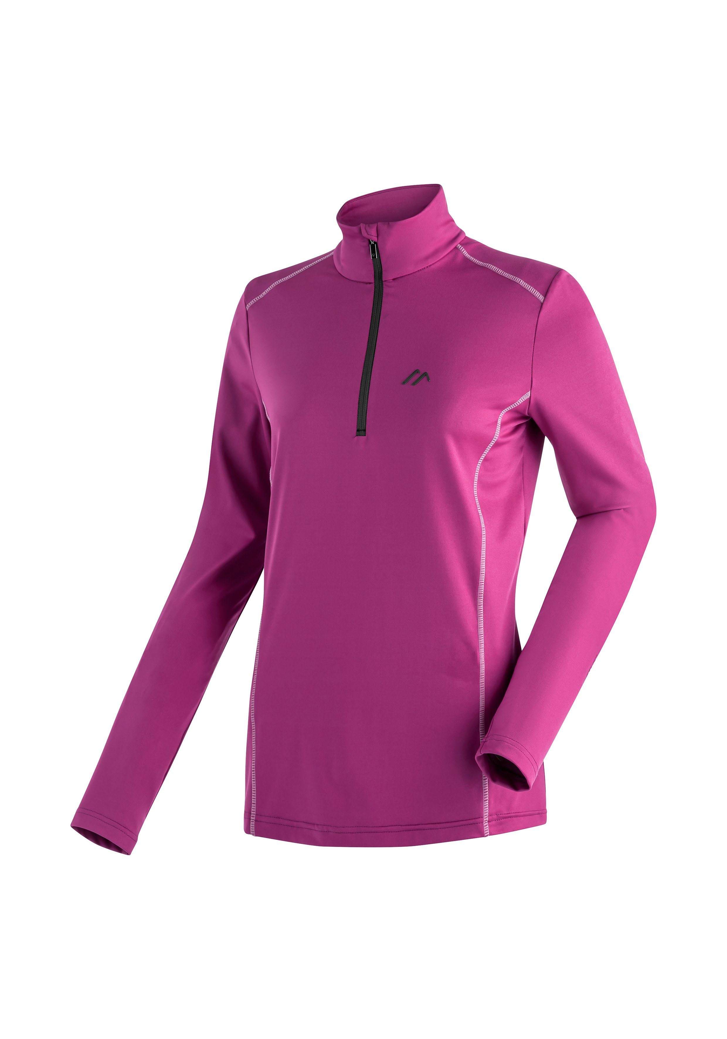 Maier Sports Langarmshirt Jenna Vielseitiger Skirolli, schnelltrocknend, atmungsaktiv