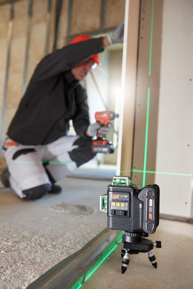 Spit 054558 L18 3D vihreä laser 360° 18V ilman akkuja ja laturia