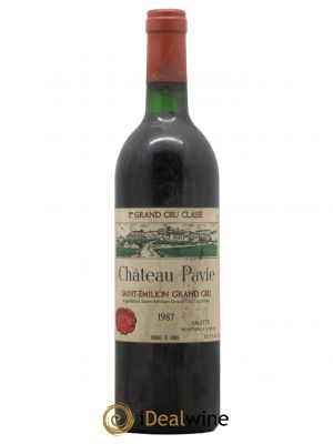 Château Pavie 1er Grand Cru Classé A  1987 - Lot de 1 Bouteille