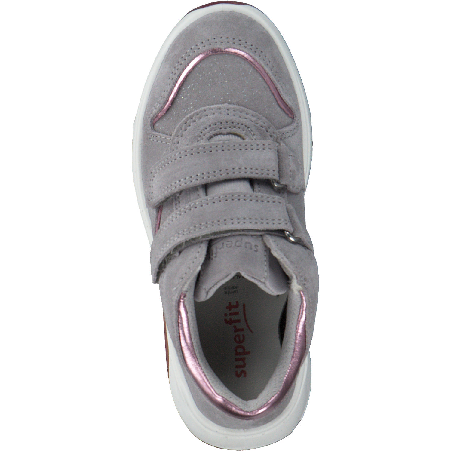 Superfit MELODY 000630, Halbschuhe (Kinder), Kinder, HELLGRAU/ROSA