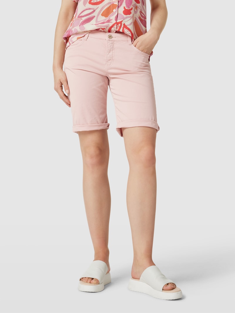 Bermudas mit seitlichen Eingrifftaschen in rosé