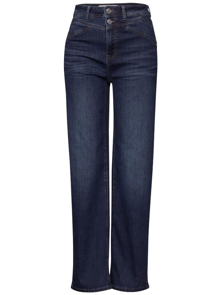 Street One Jeans in dark blue soft wash günstig kaufen